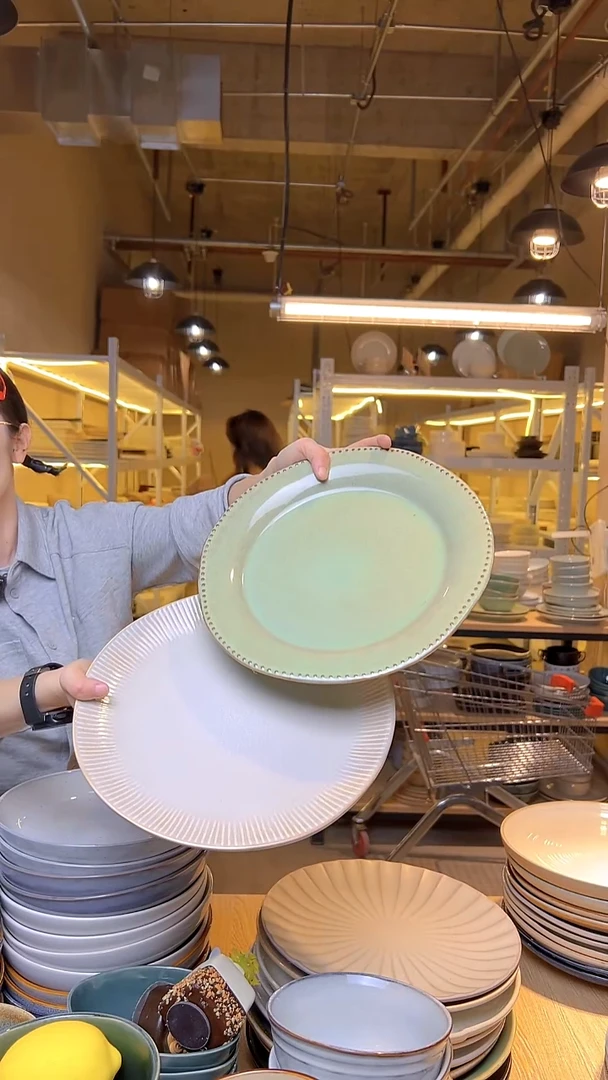 瓷60外贸尾货窑变釉下彩默认微瑕