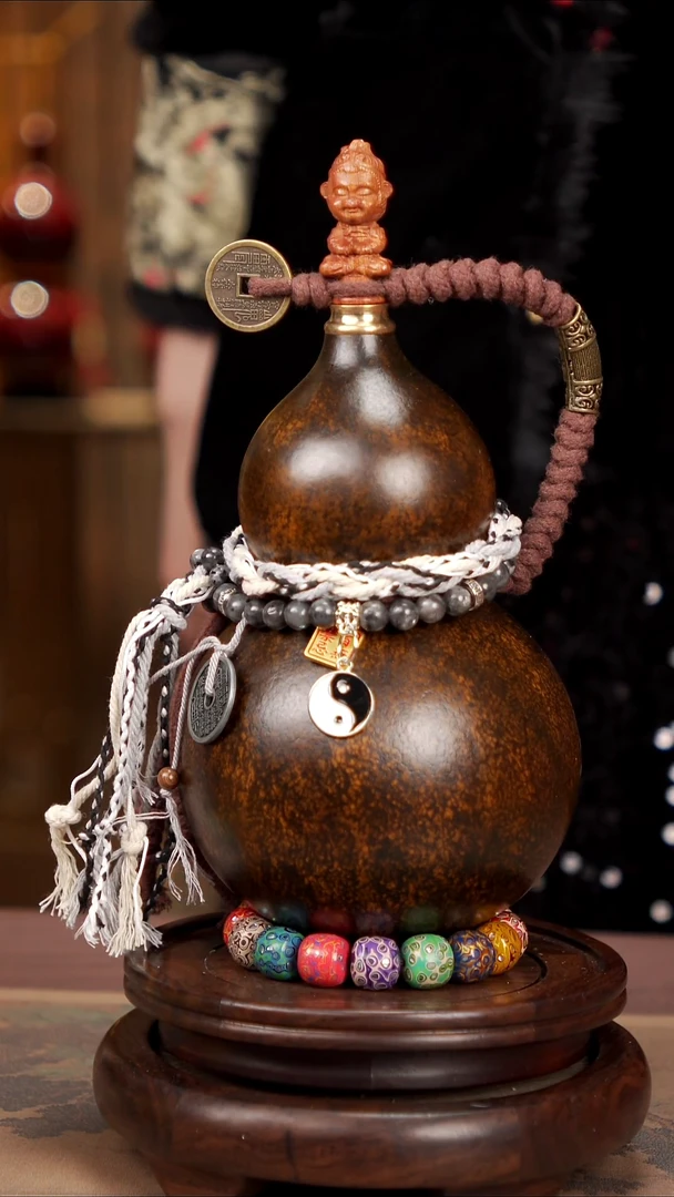 【闪购商品】35易林大漆酒葫芦----178