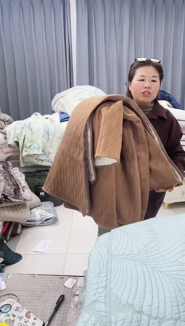 棉咖色绒羊羔绒2.3*2.5