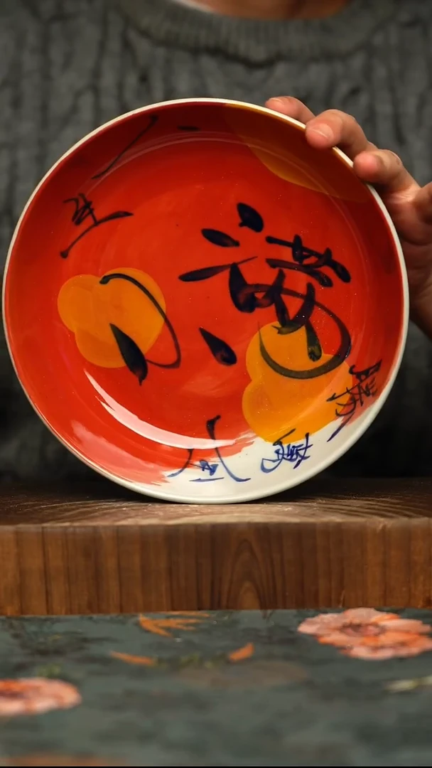 杯釉下彩手工手绘同款陶器