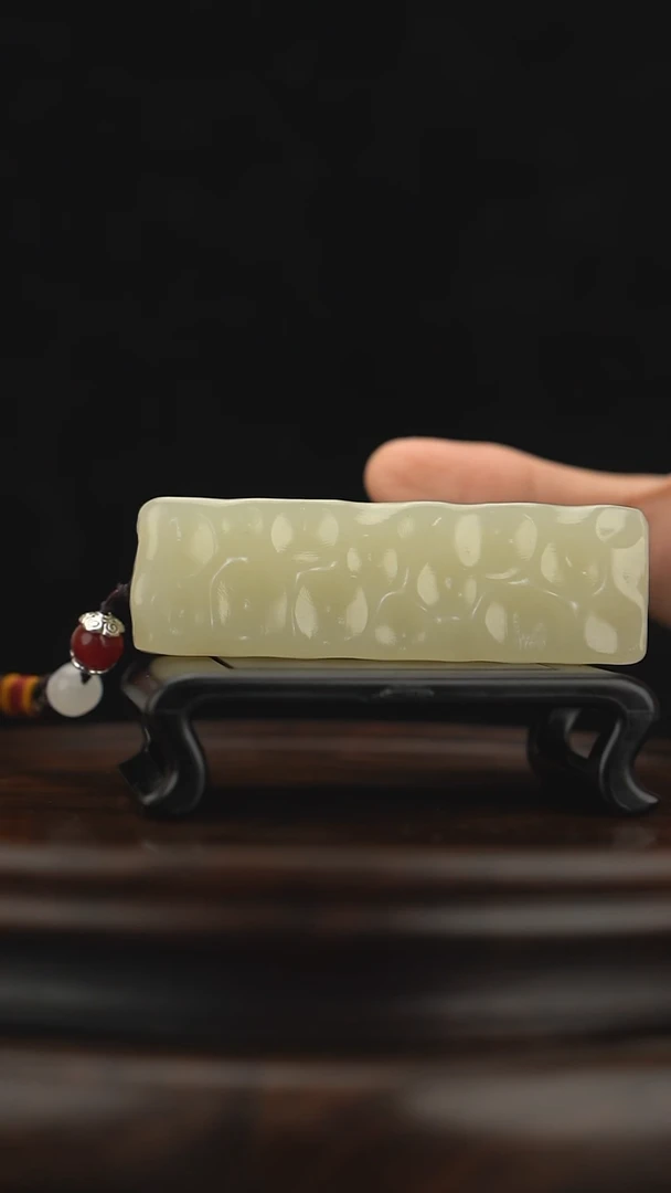 玉【小奶酪】天然玉石手把件