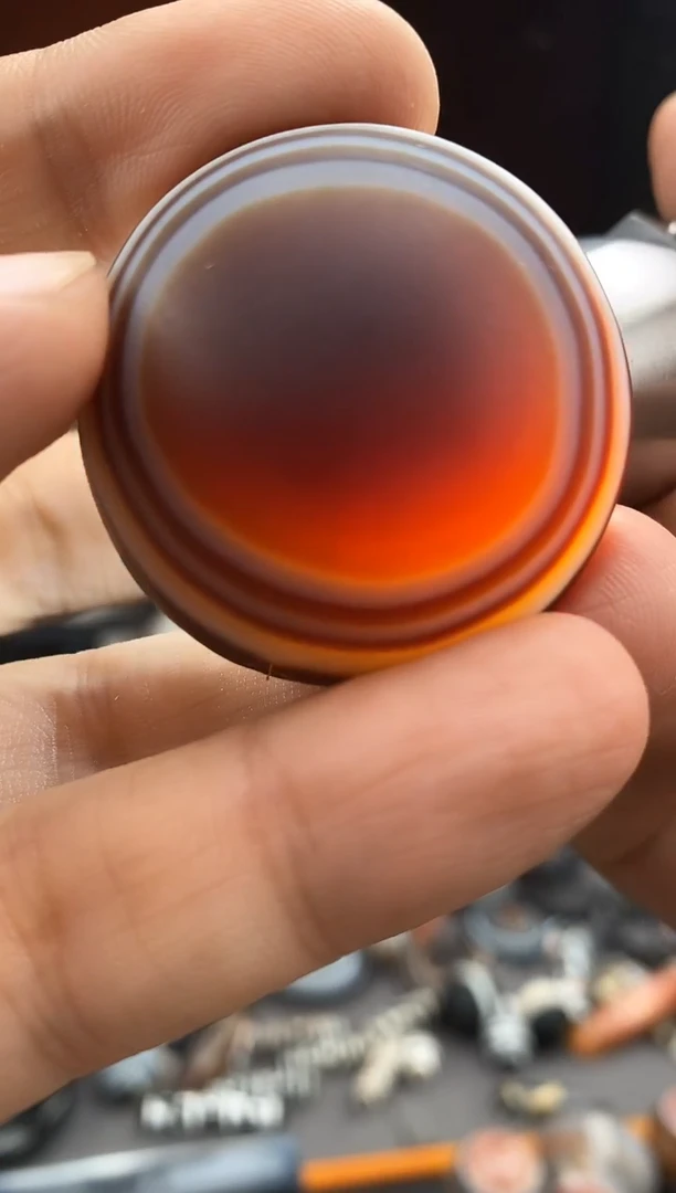 玛瑙/玉髓颈饰未镶嵌-1016 -59 天然的  多样性发