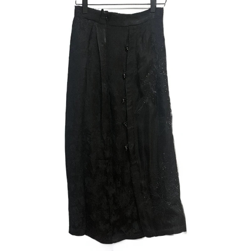 TCH-时尚潮牌花卉亮片新中式纱网半身裙T75A22M9083