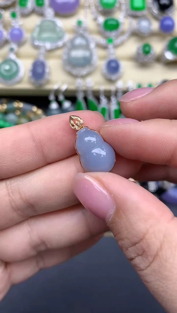 【闪购商品】翡翠颈饰18K金镶嵌244-中国好珍宝