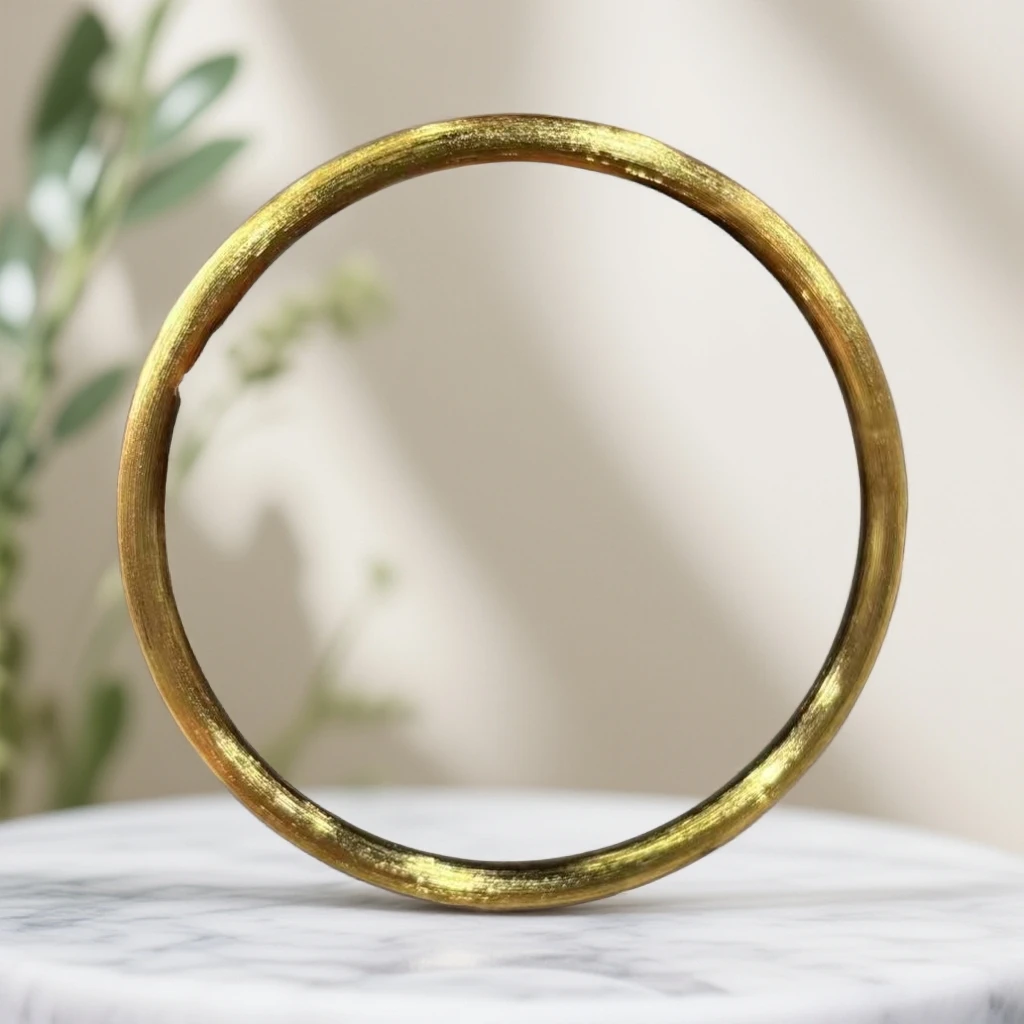 B-3089  时尚精工拉丝圆条手镯  + 专柜礼盒