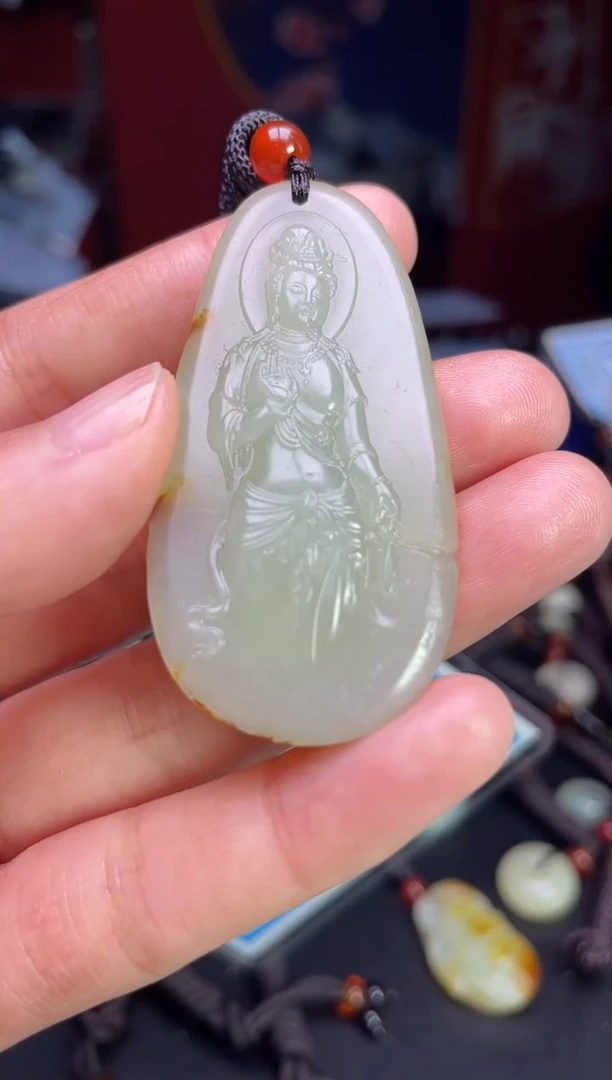 颈饰未镶嵌和田玉123