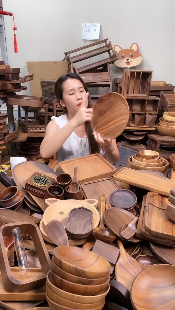 木  南美胡桃木圆盘25*2cm