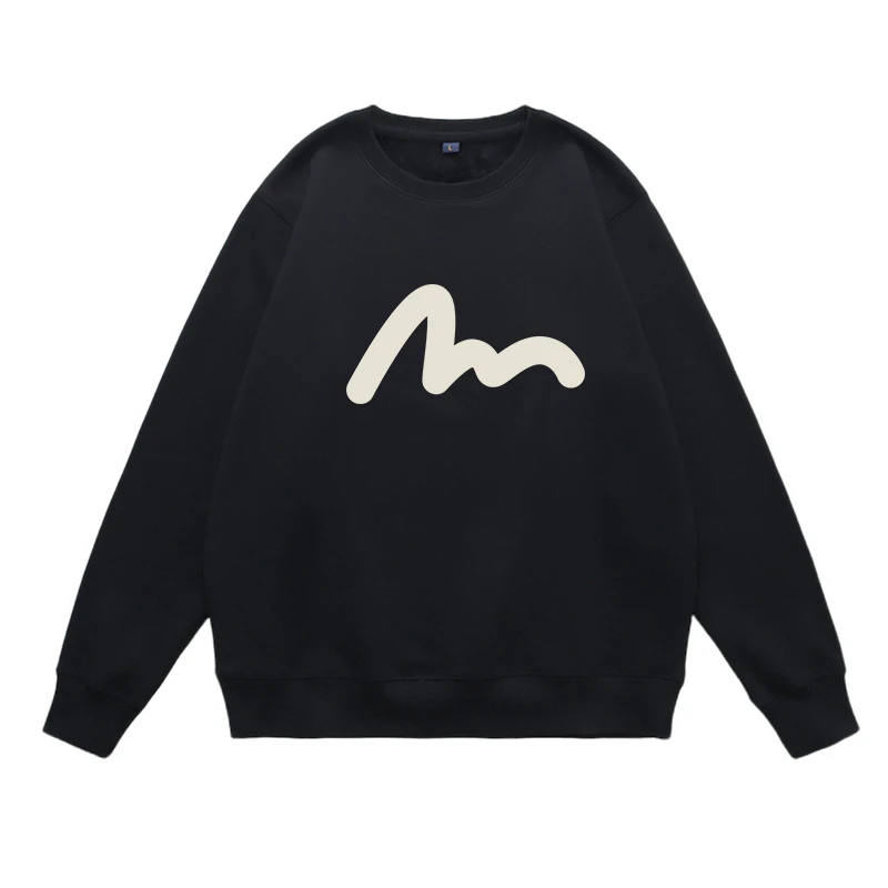 特大码300斤潮牌秋冬加绒卫衣男印花宽松圆领外套本命年酒红上衣