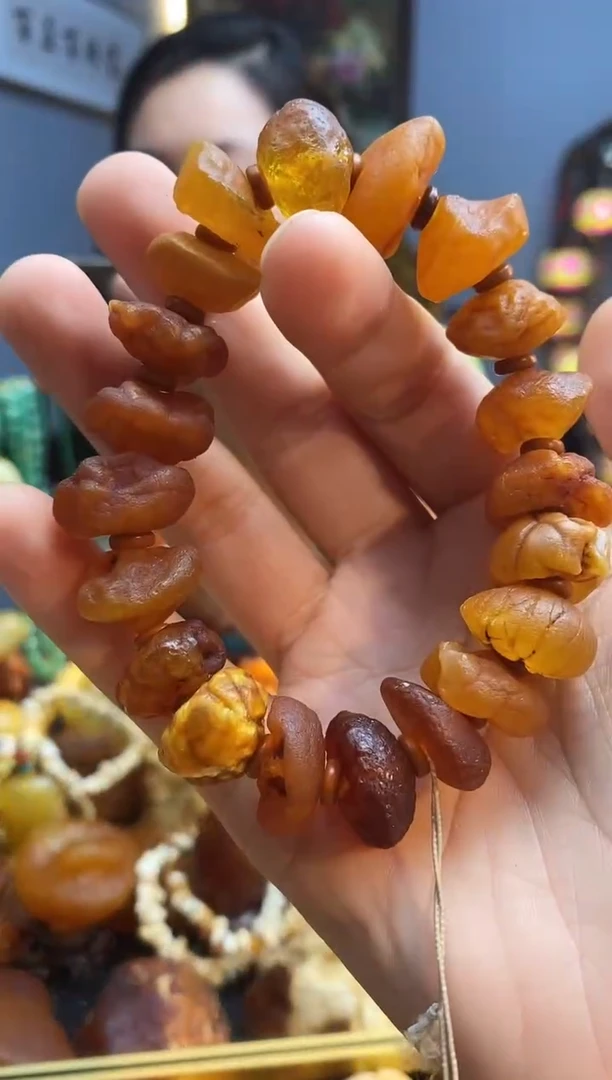 未镶嵌琥珀手串手串