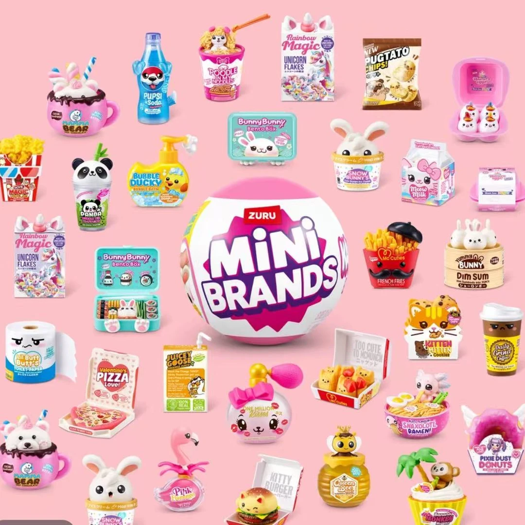 zuru指尖收藏家之卡哇伊微缩摆件五倍惊喜球