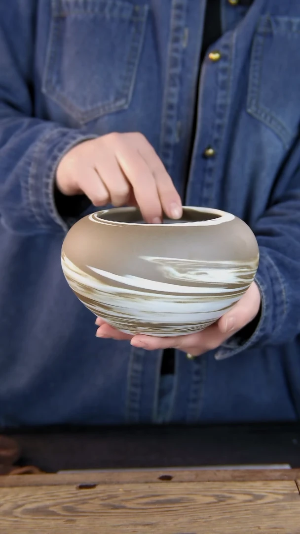 【闪购商品】蔚州瓷，政窑，手工煤窑作品