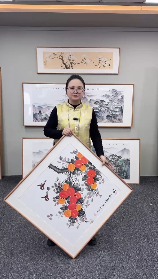 国画事事如意80*80