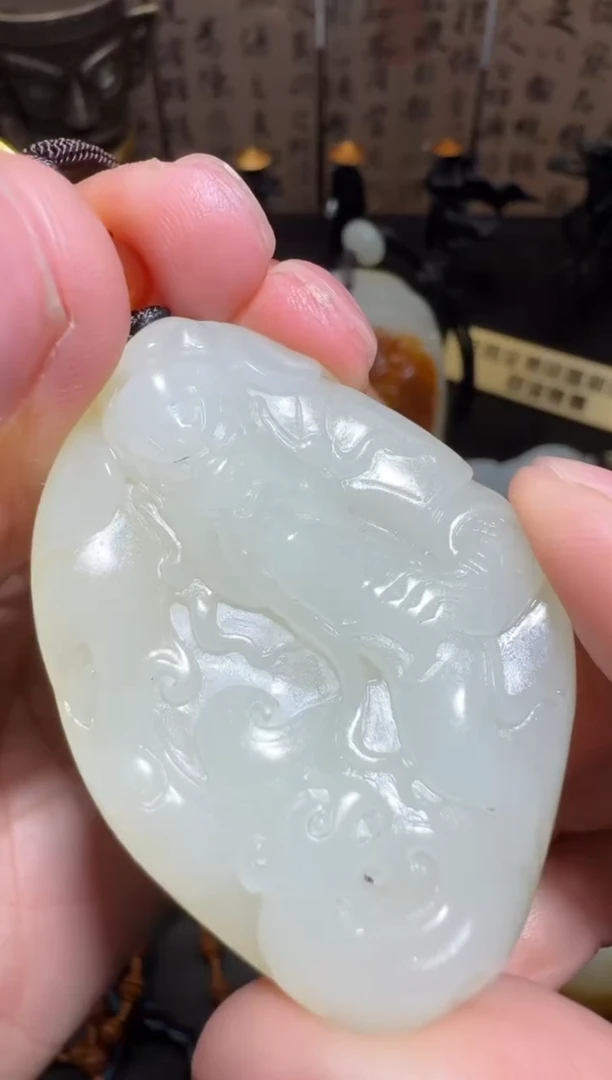 和田玉未镶嵌挂件和田玉