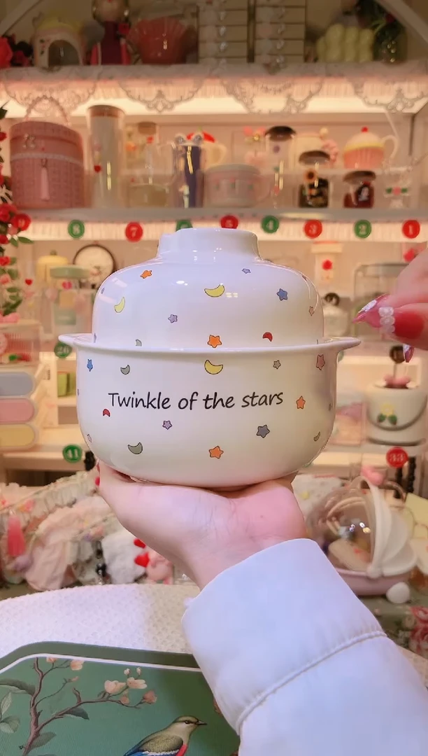 星星泡面碗——手工制作品质好！