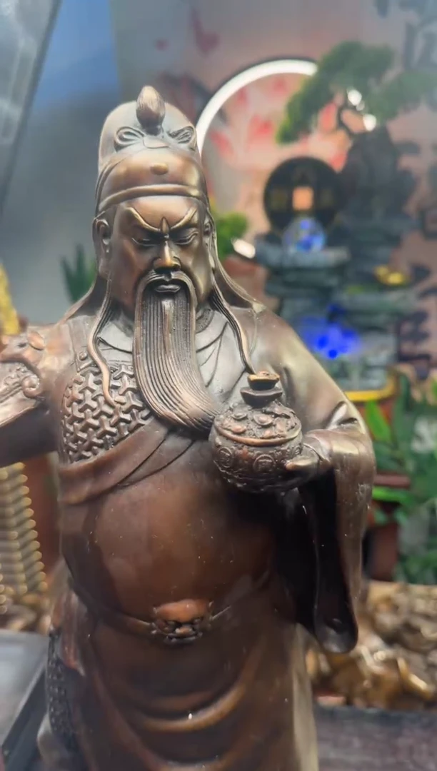 潼潼古铜只卖真铜！（关公像）