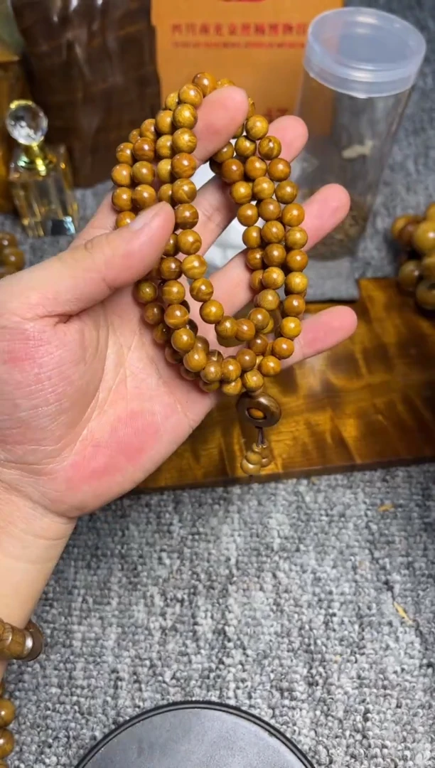 手串/手链楠木（金丝楠）0.8/108水波纹168