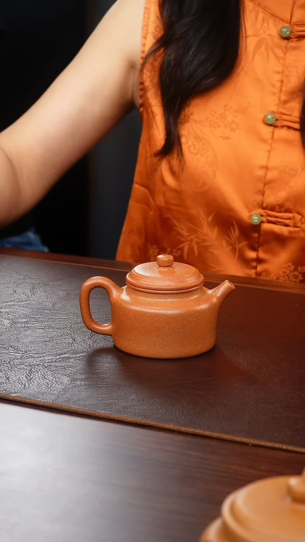 茶壶紫砂桃花泥德钟150cc