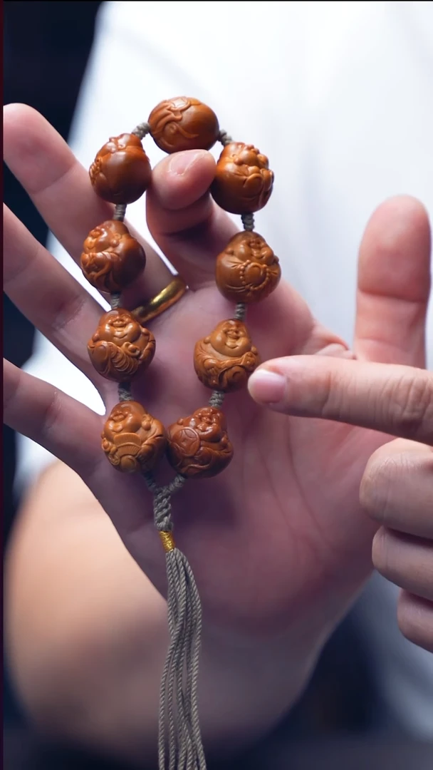 手串/手链橄榄核【八宝弥勒】微瑕