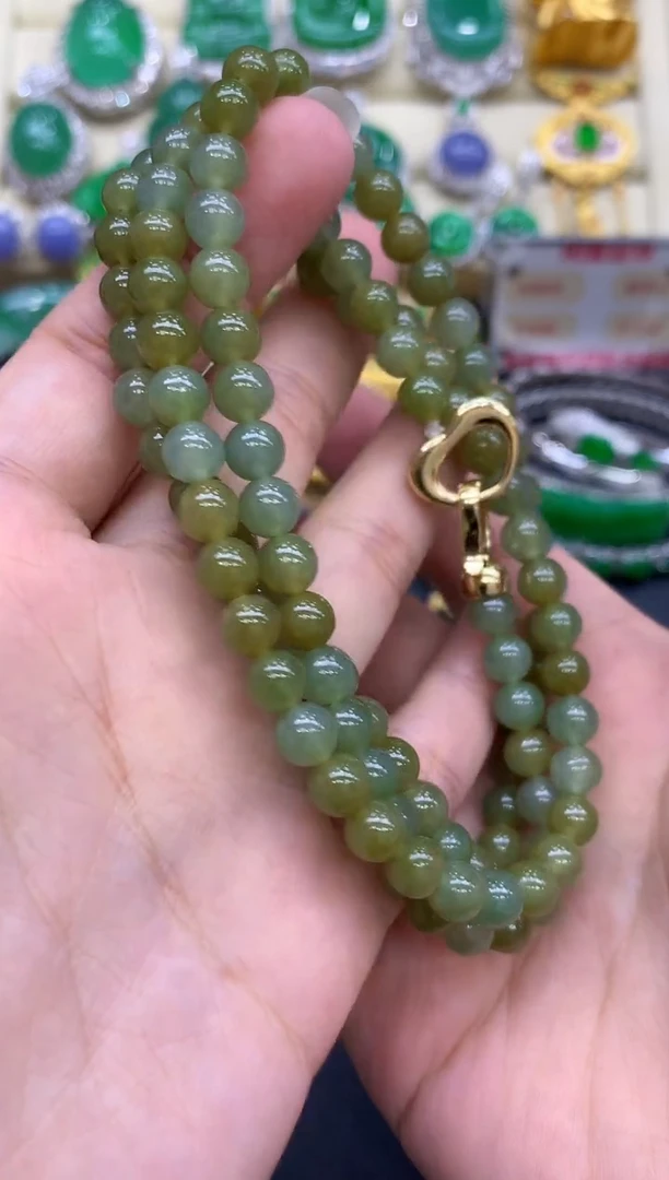 颈饰未镶嵌翡翠60-中国好珍宝