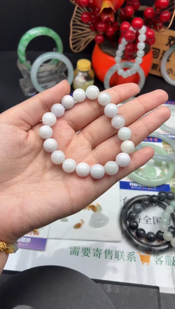 未镶嵌手串翡翠手串