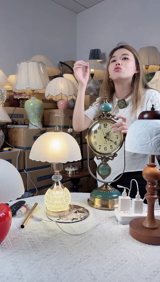 圆形钟表绿色2343