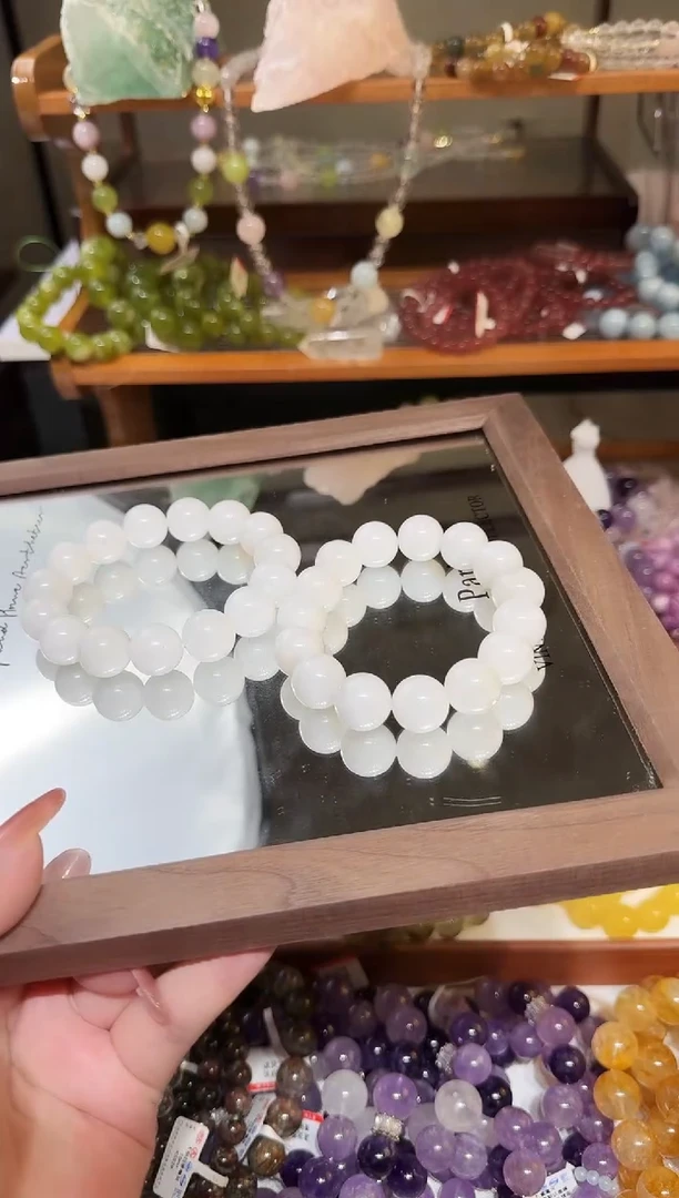 未镶嵌手链水晶婚纱白幽灵15