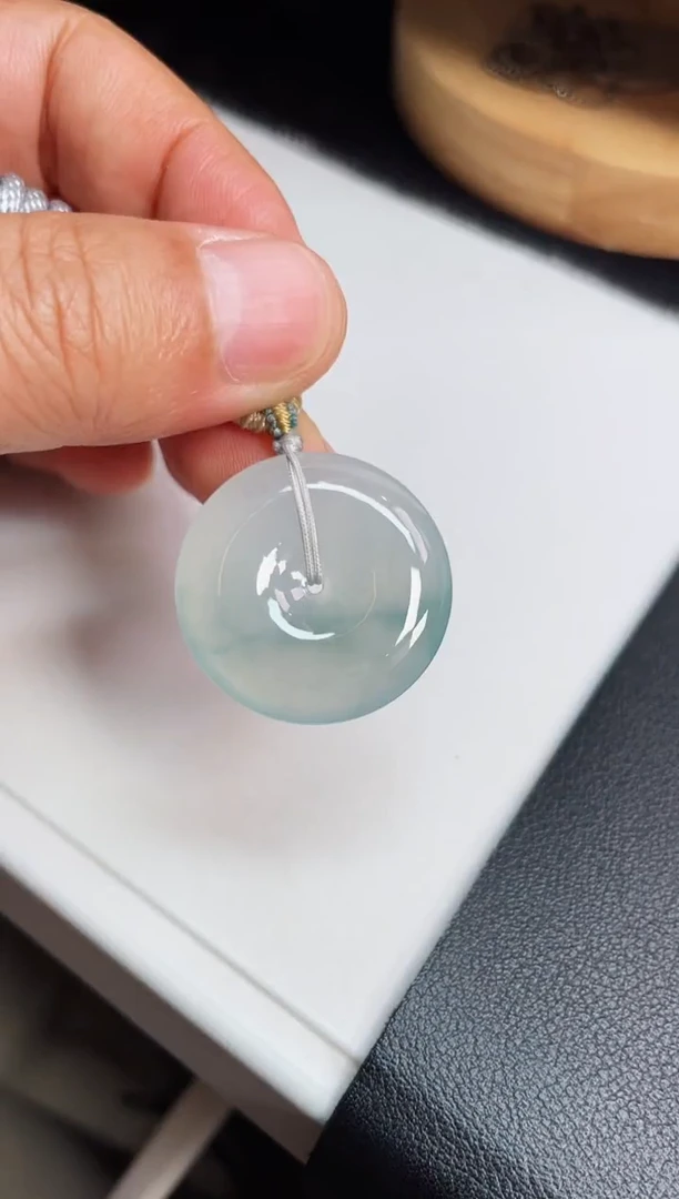 颈饰未镶嵌翡翠【32】平安扣 尺寸 27.3   6mm