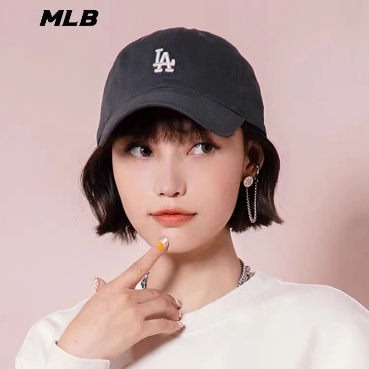MLB帽子正品2025新款软顶小标NY运动LA休闲鸭舌帽棒球帽CP77