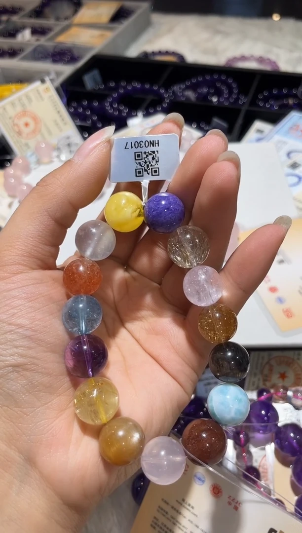 【闪购商品】水晶手串未镶嵌多宝