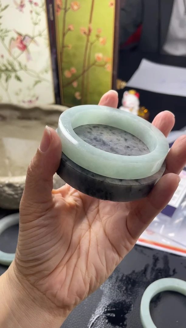 未镶嵌手镯定制翡翠陈****思定制手镯AJC1/DZS