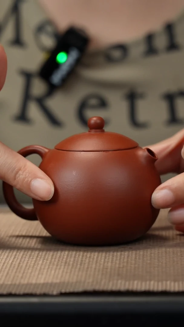 茶壶紫砂朱泥鱼嘴西施140