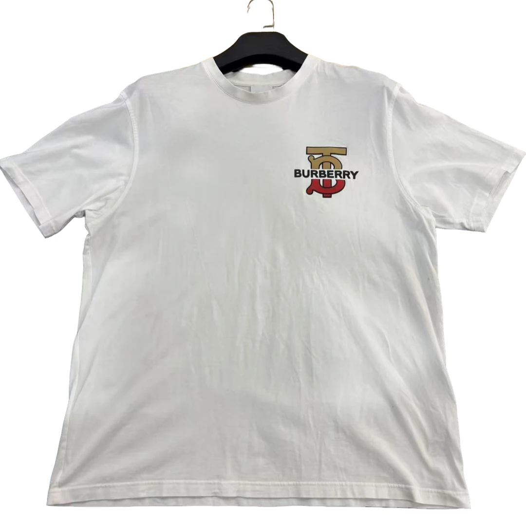 99新 BURBERRY/博柏利 巴宝莉胸前logo短袖/L码/99新