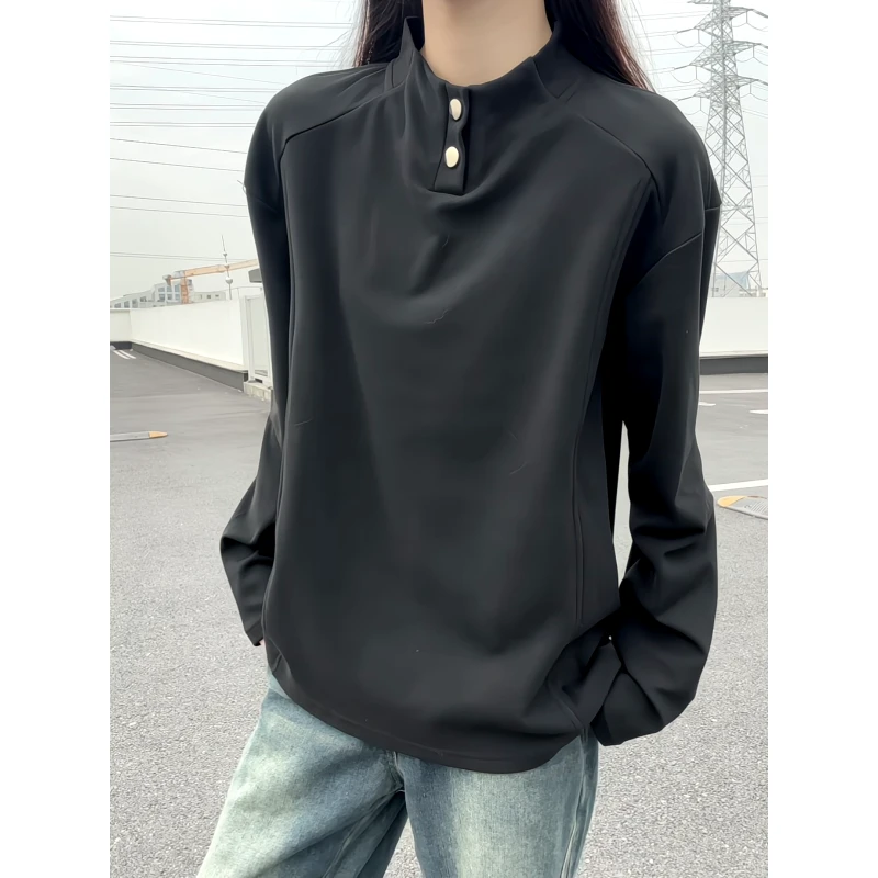 重磅300克长袖T恤男款秋冬cleanfit潮牌宽松内搭打底衫