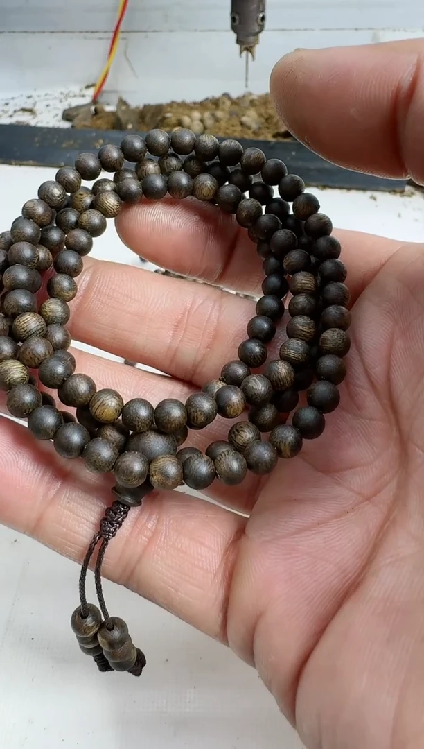 【闪购商品】沉香手串乌身0.5规格多圈11克