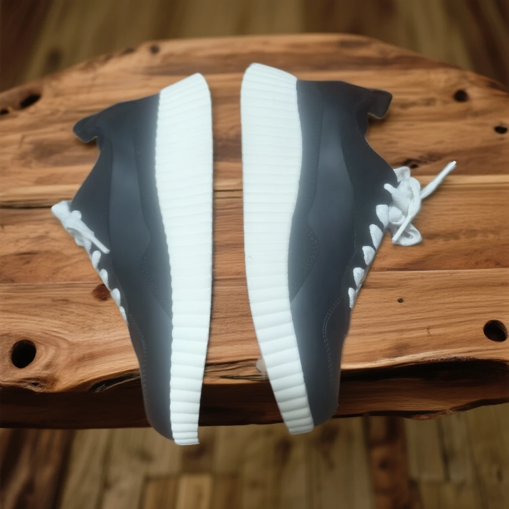 百搭款舒适运动鞋黑色休闲鞋厚底春秋季