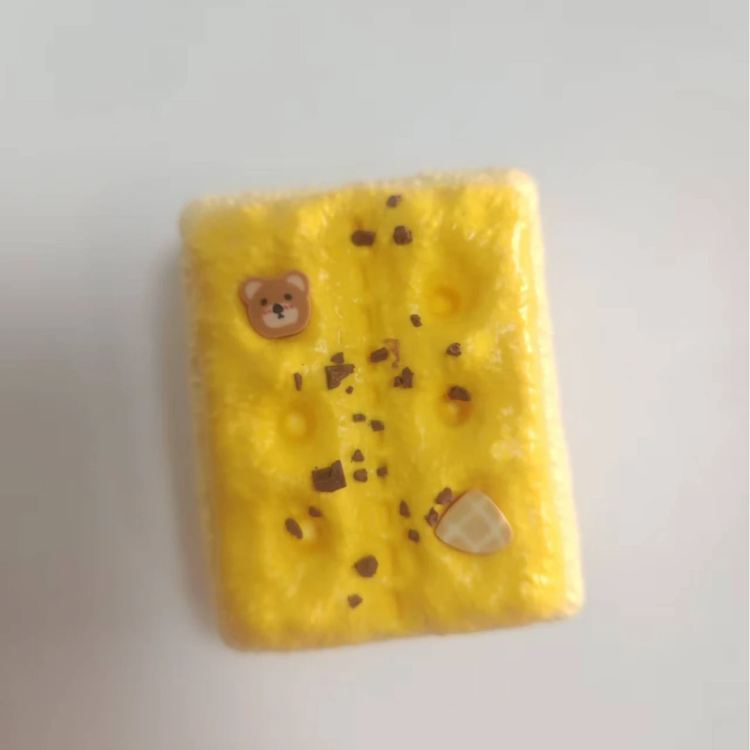 食品级硅胶纯手工制作捏捏-捏捏双层爆浆饼干（默认微瑕）