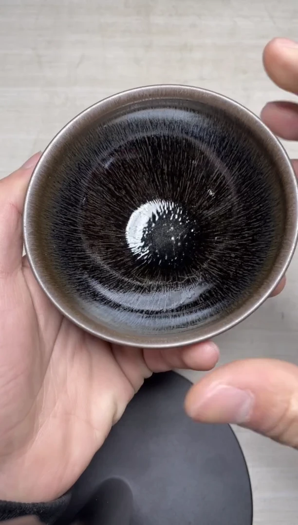 【闪购商品】茶盏名家金长兴建盏（带证书礼盒）6