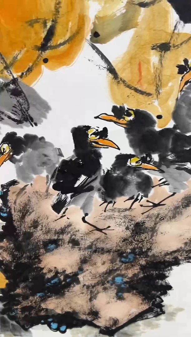 国画刘立荣亲笔绘画手绘作品D34