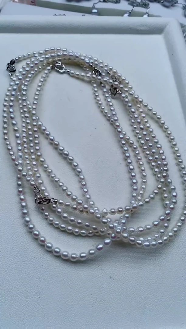 项链合金淡水珍珠多样性发其一，非无暇