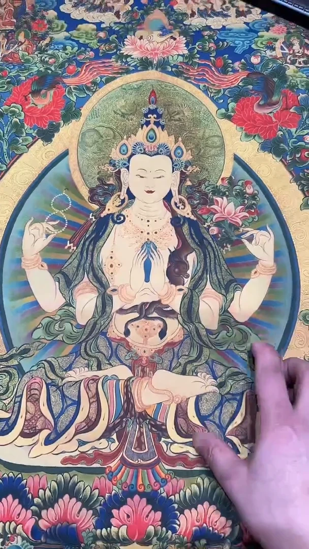 卷轴画【主播精品】高端卷轴画——唐卡10028