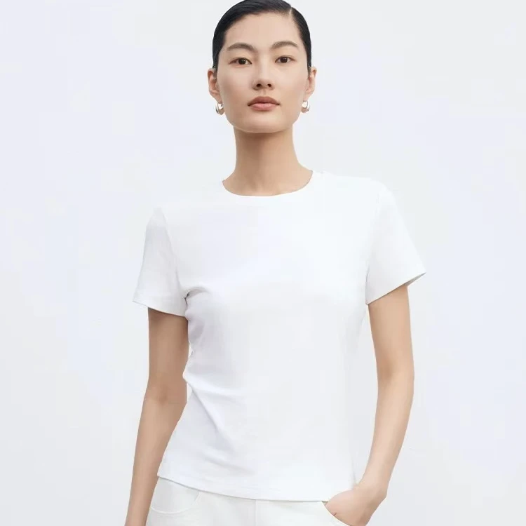 1809 凉感之王夏季正肩T恤女