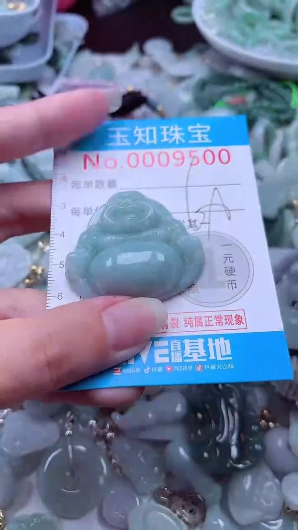 翡翠未镶嵌吊坠(不含链)9500