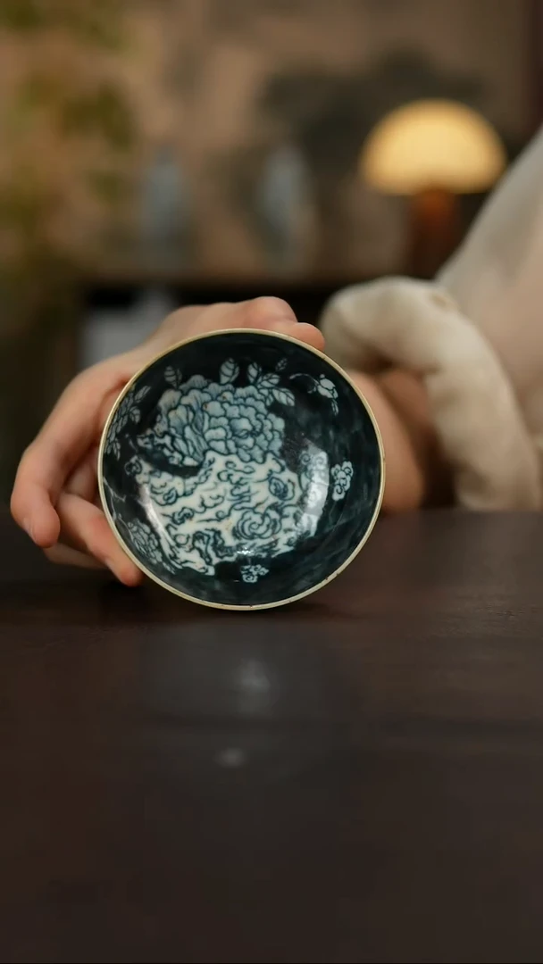 杯景德镇陶瓷杯碗柴烧多人