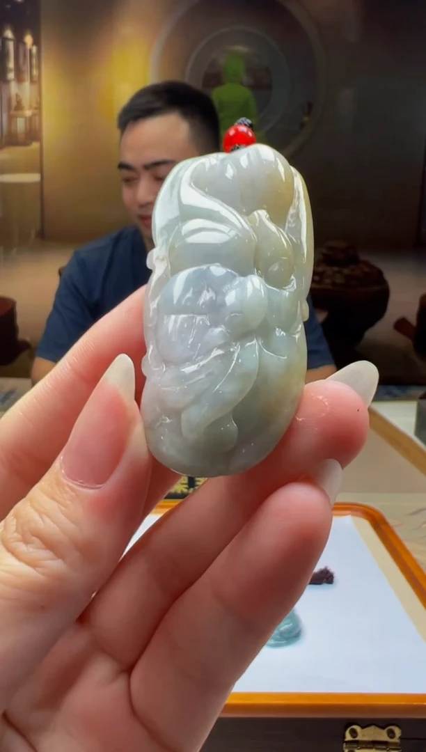 翡翠未镶嵌颈饰RB2025-7-4-5