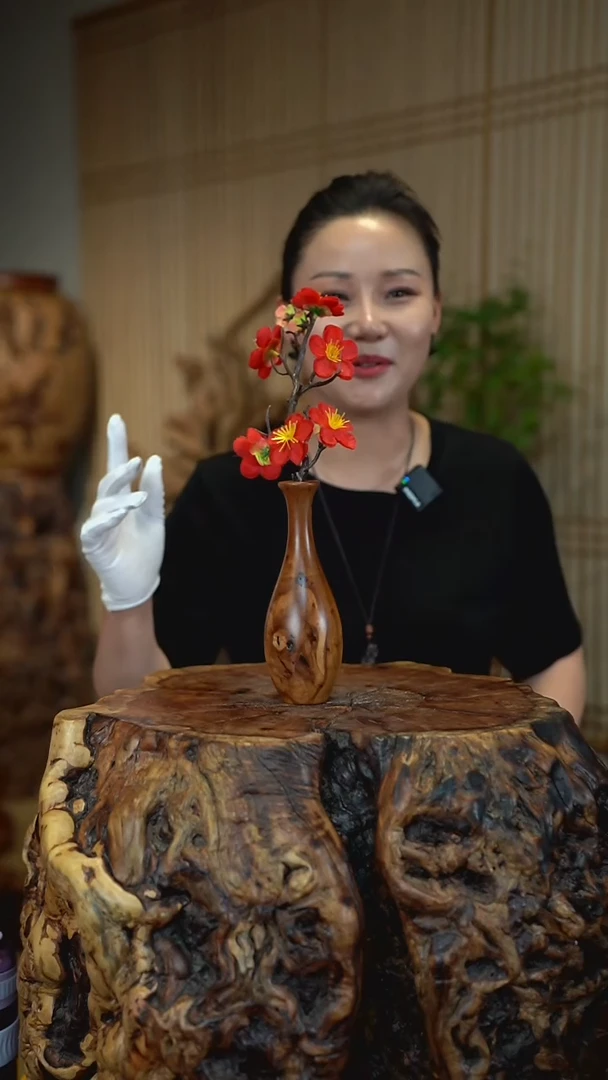枣木雷击枣木玉净瓶