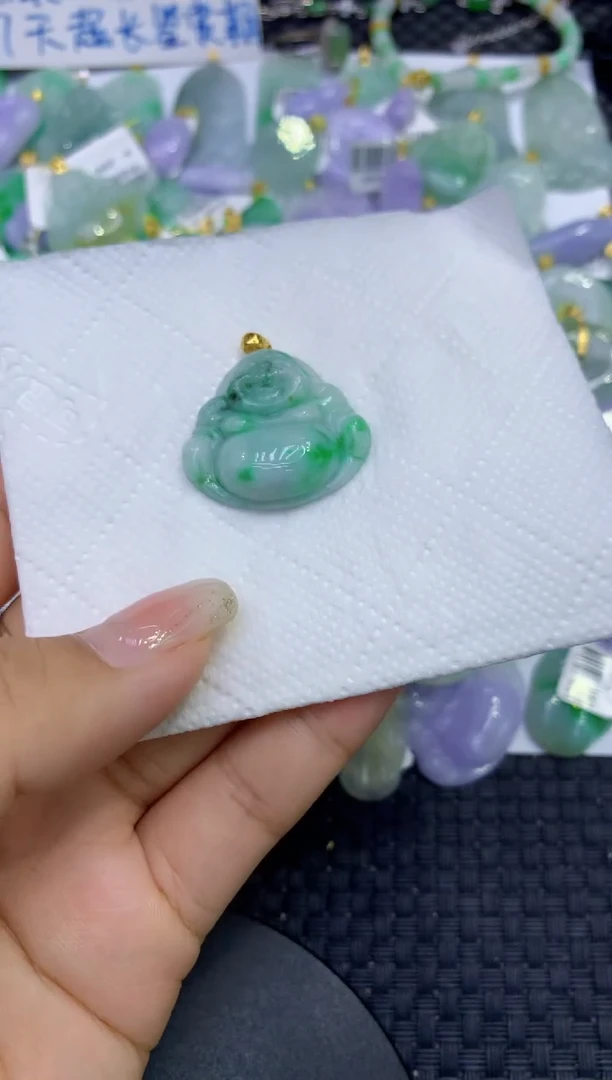 颈饰未镶嵌翡翠天然缅甸A货翡翠