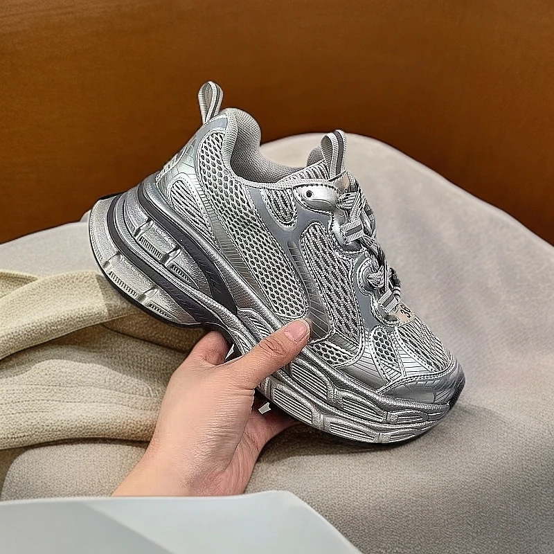 1845-A9-动休闲鞋2025春季新款厚底潮