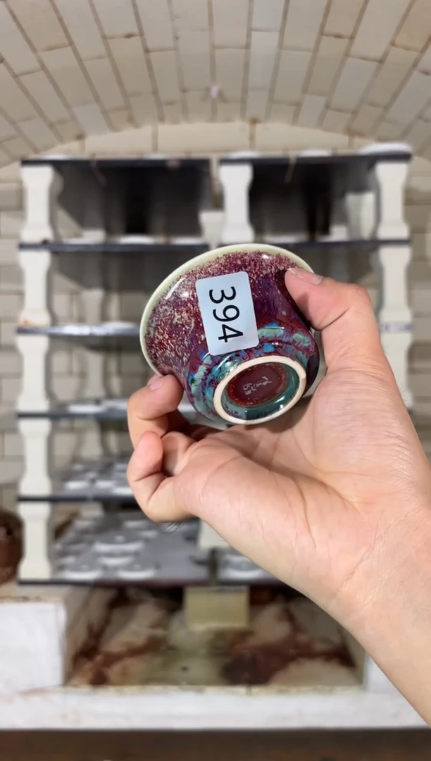 摆件精品窑变钧瓷茶器