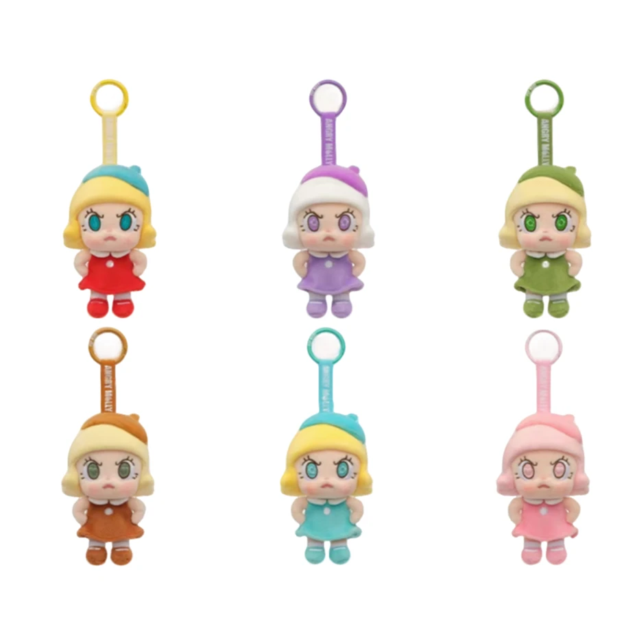 POP MART/泡泡玛特Angry Molly 心火怒放系列-毛绒挂件潮玩(E)