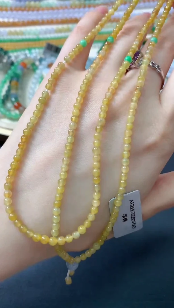 翡翠未镶嵌项链R72|1500